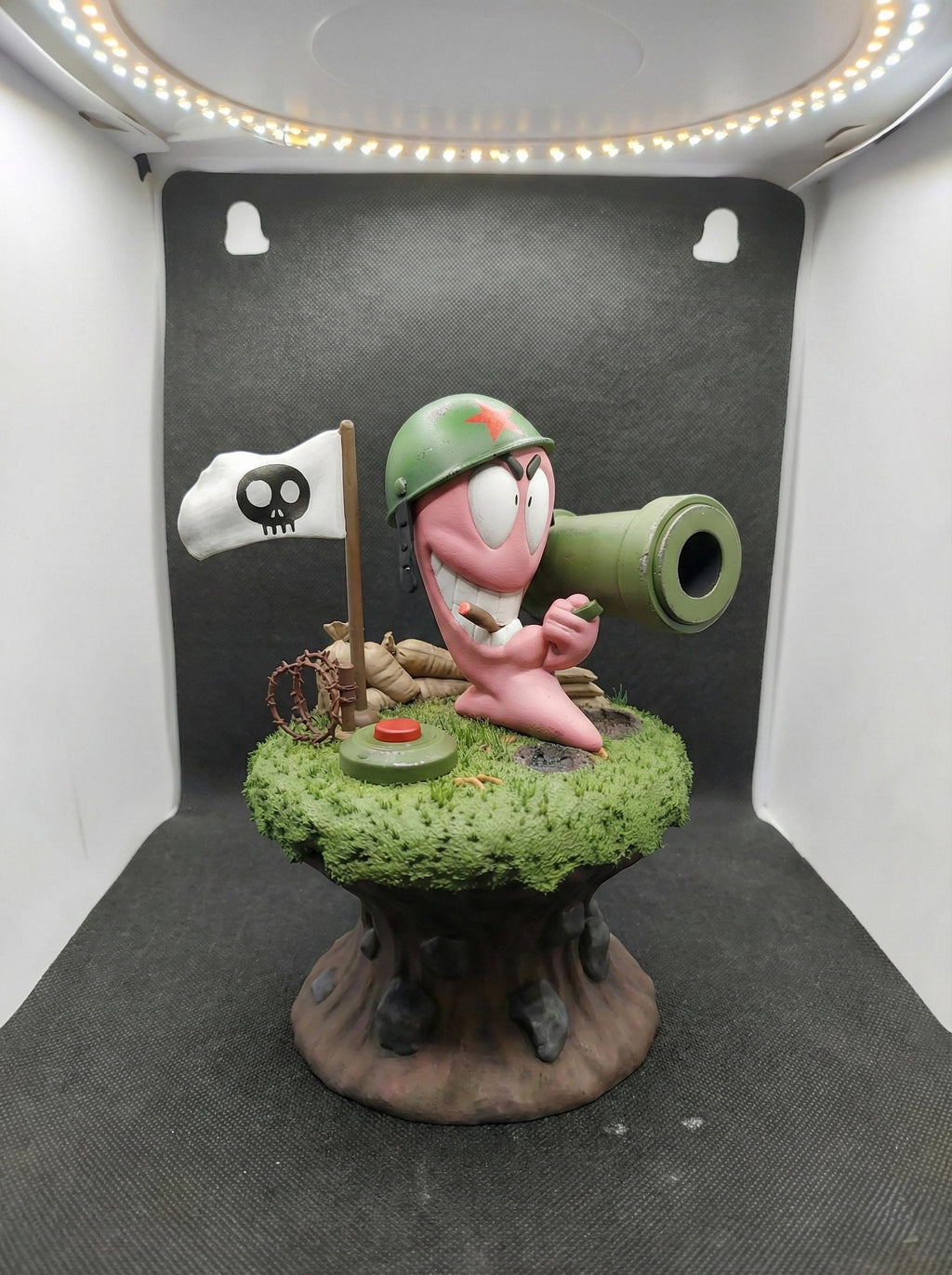 Worms Armageddon 3D Printed Statue - Retro Gamer Gift (28cm)