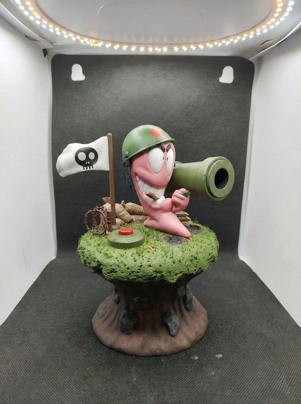 Worms Armageddon 3D Printed Statue - Retro Gamer Gift (28cm)