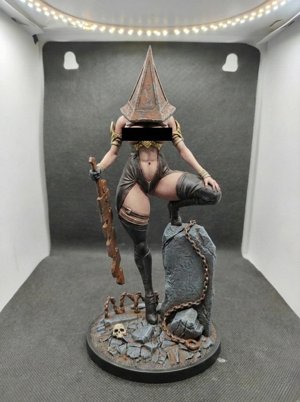 Survival Horror Monster Girl Statue, Gothic Display Sculpture
