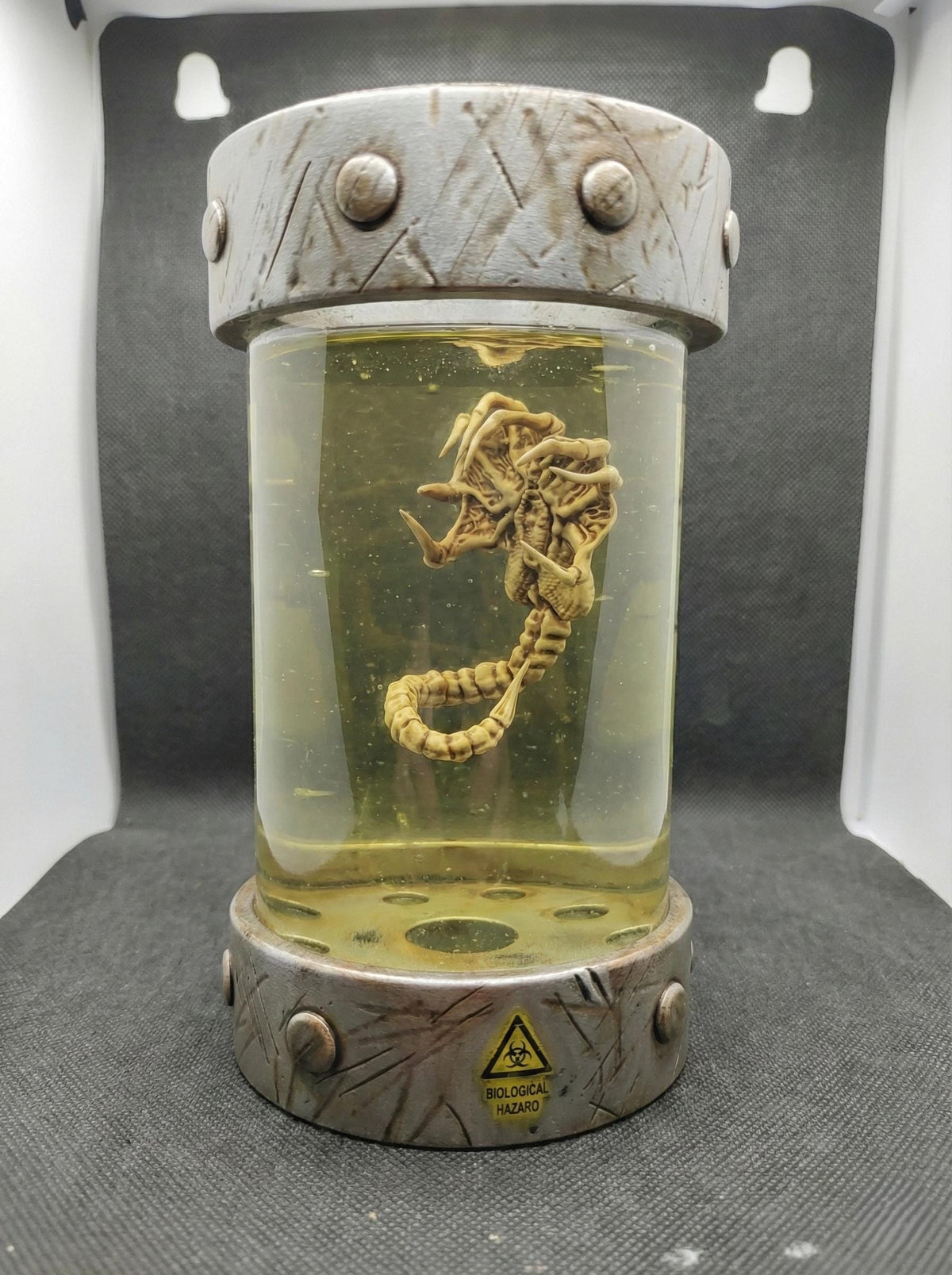 Alien Facehugger Specimen Jar, Bio Organic Jar, 3D Printed Diorama Art