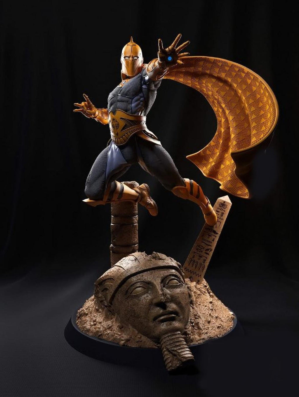 The Arcane Seer – 28cm Hand-Painted Resin Statue | Mystic Sorcerer