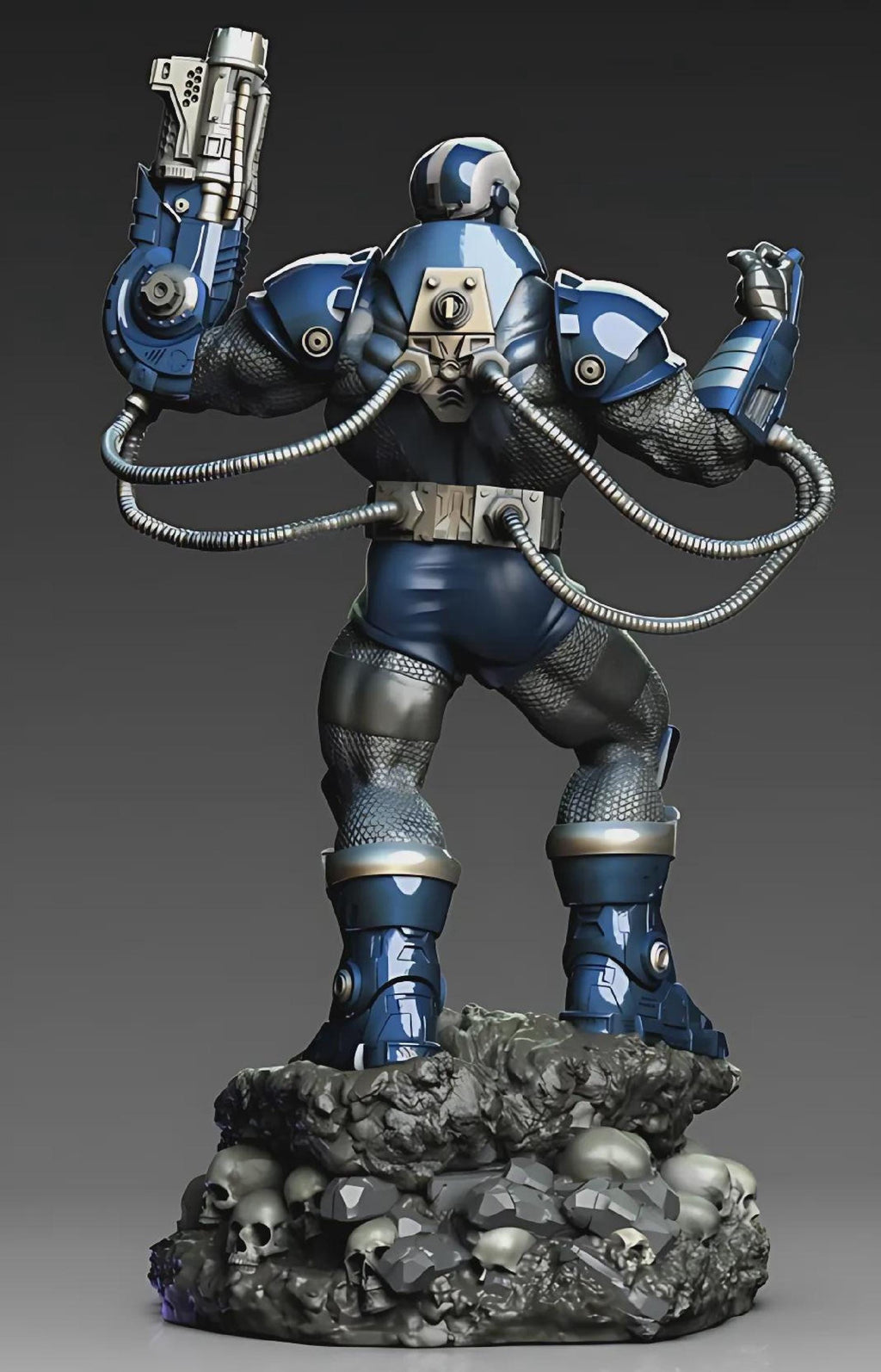 Ancient Armored Warlord 28cm Statue | Hand Painted 1/6 Scale