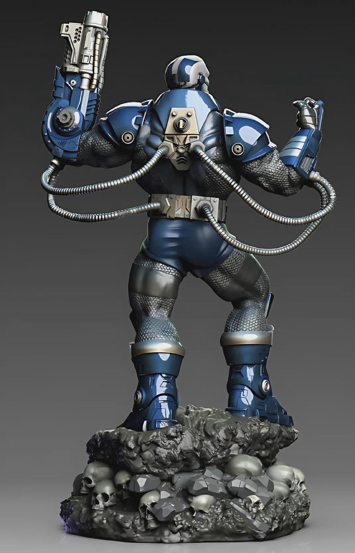 Ancient Armored Warlord 28cm Statue | Hand Painted 1/6 Scale