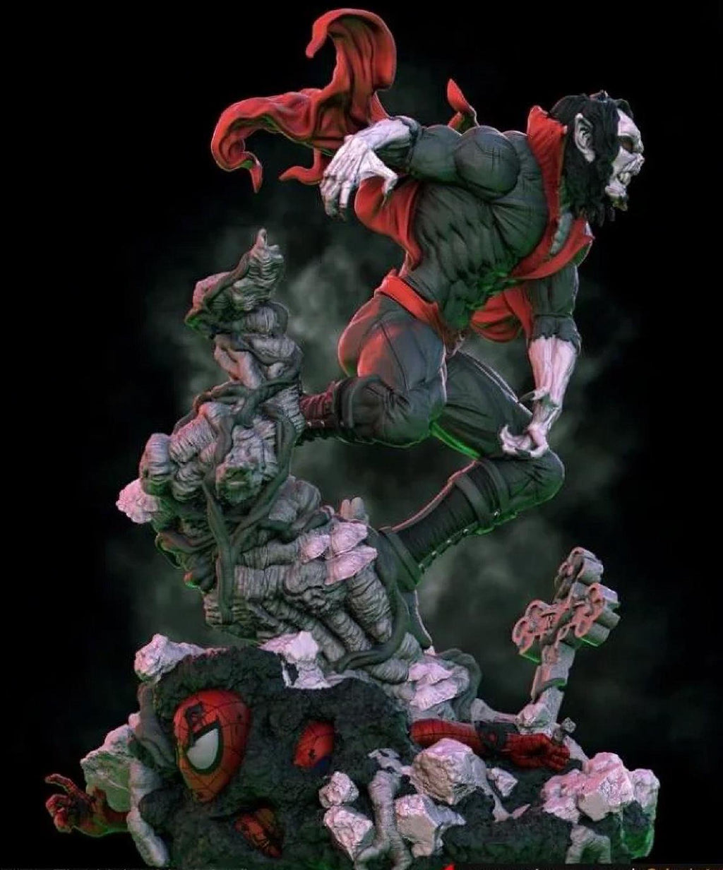Living Vampire Statue | 1/6 Scale Hand-Painted Cursed Scientist Figure