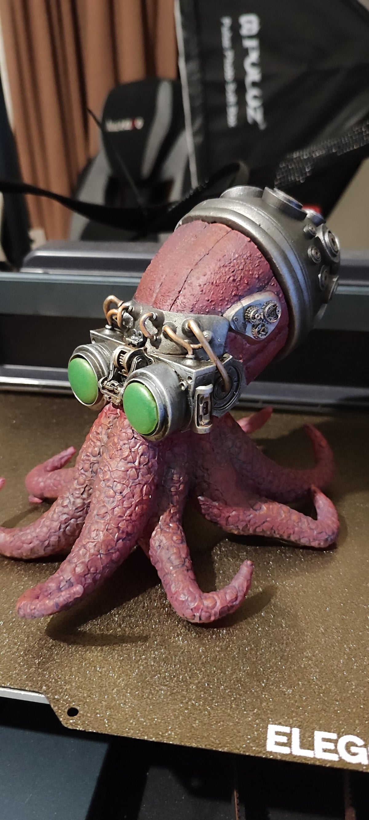 Dr. Inkstein: Vigilante Hacker Octopus Figurine