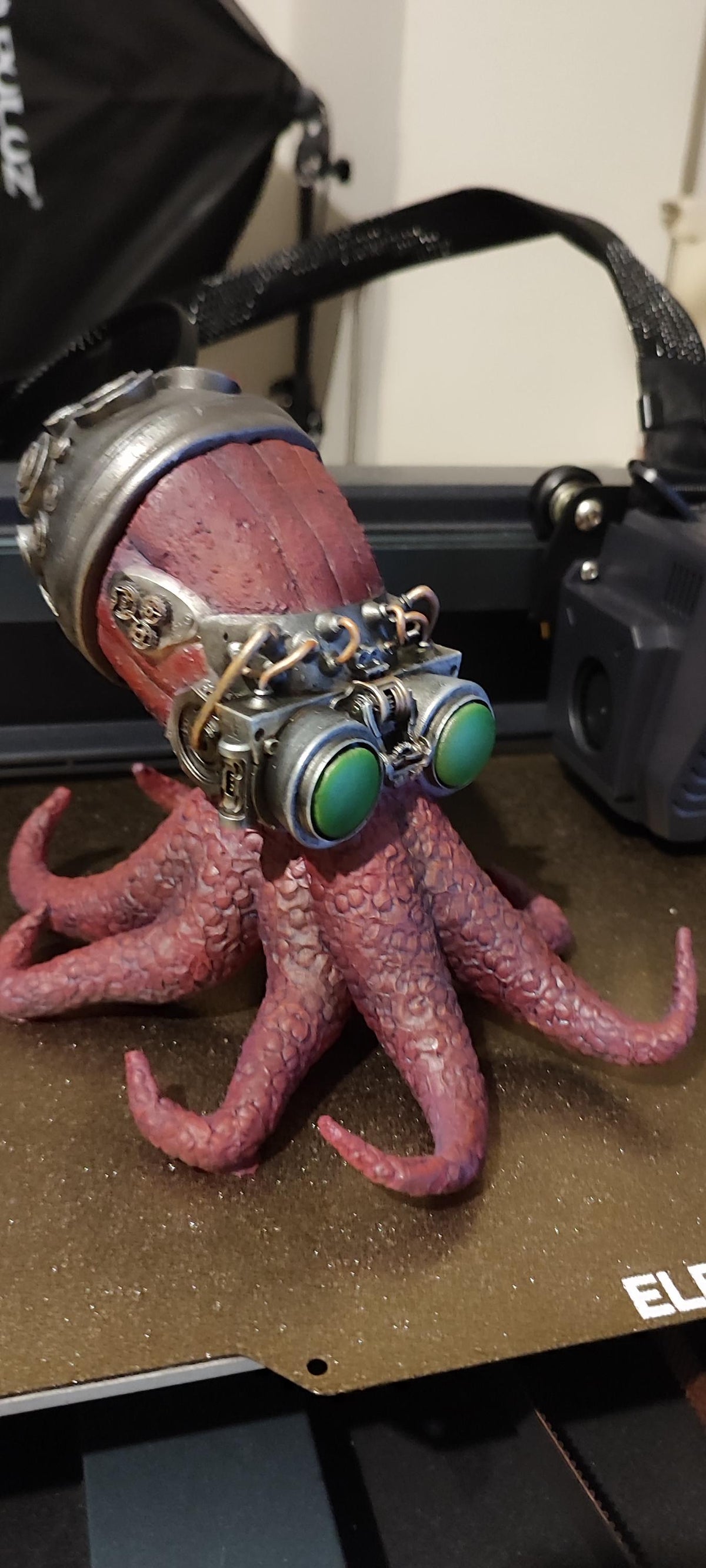 Dr. Inkstein: Vigilante Hacker Octopus Figurine