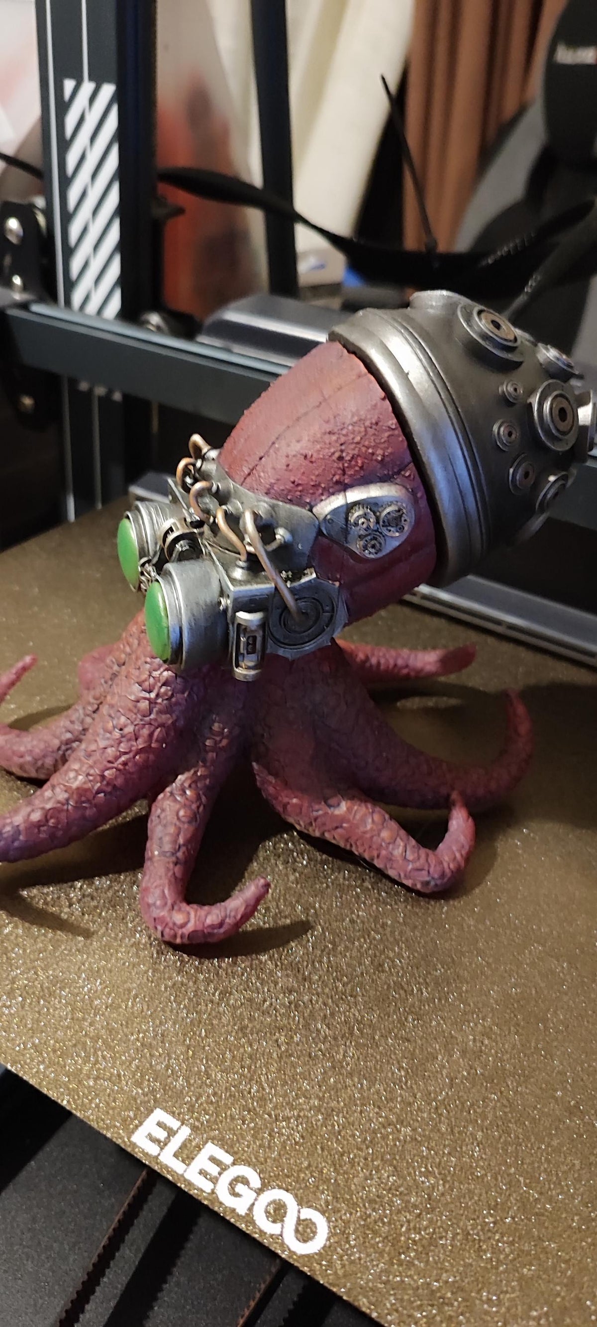 Dr. Inkstein: Vigilante Hacker Octopus Figurine