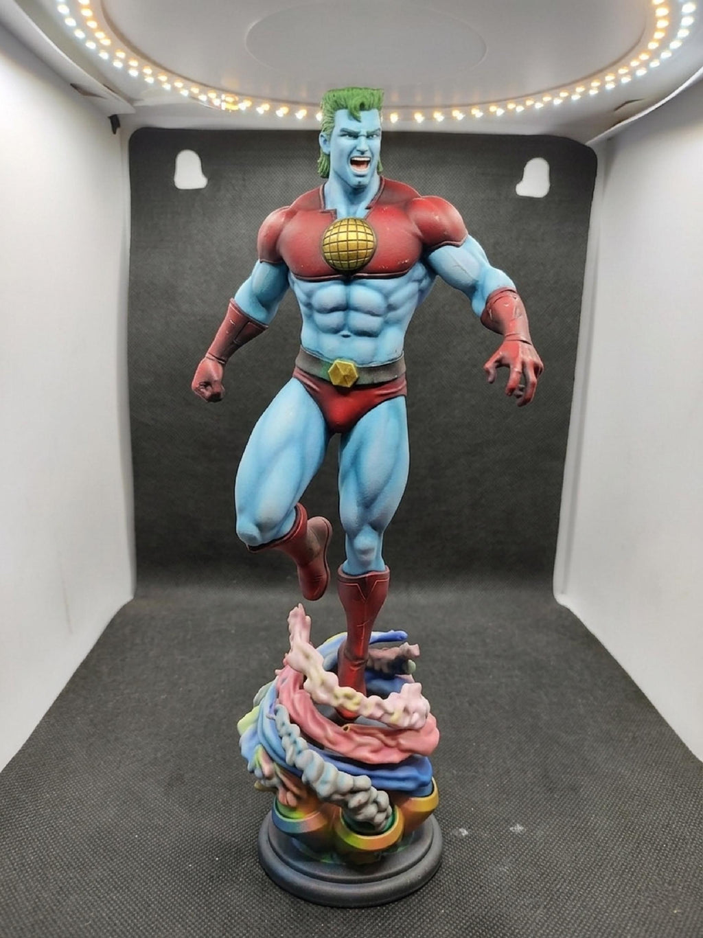 Gaia Sentinel Action Figure: Hand-Painted Resin, Eco-Warrior Statue