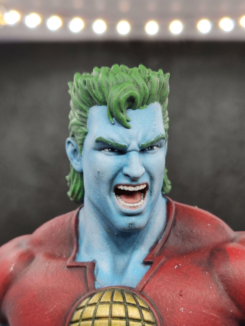 Gaia Sentinel Action Figure: Hand-Painted Resin, Eco-Warrior Statue