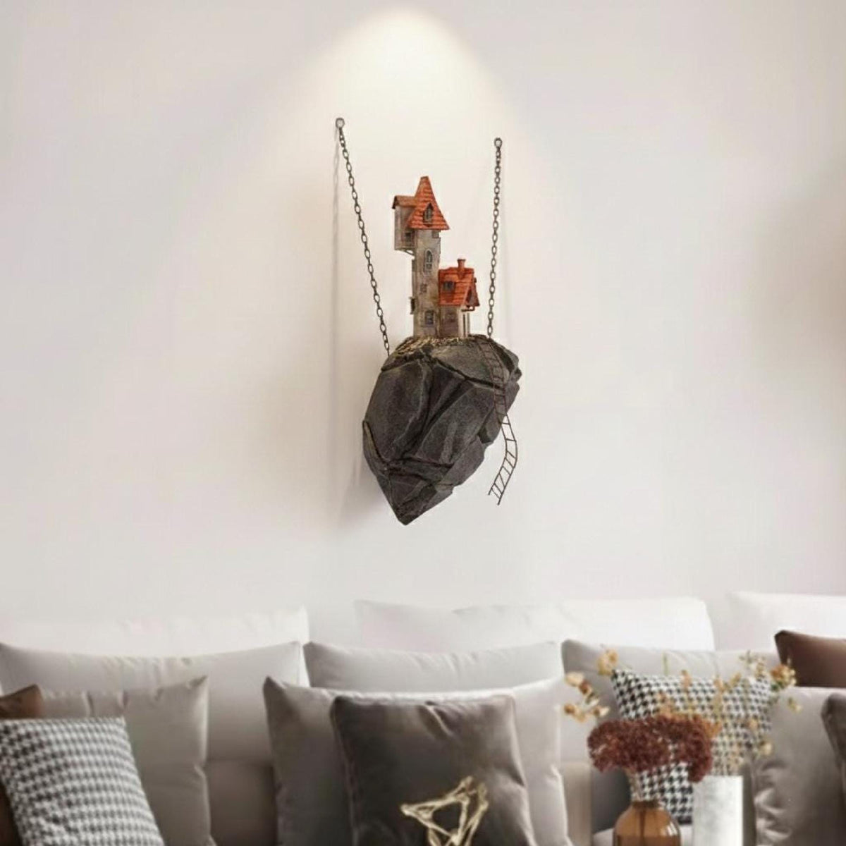 The Hermit's Peak: Floating House Wall Decor