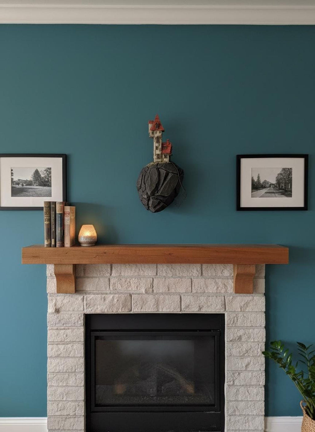 The Hermit's Peak: Floating House Wall Decor