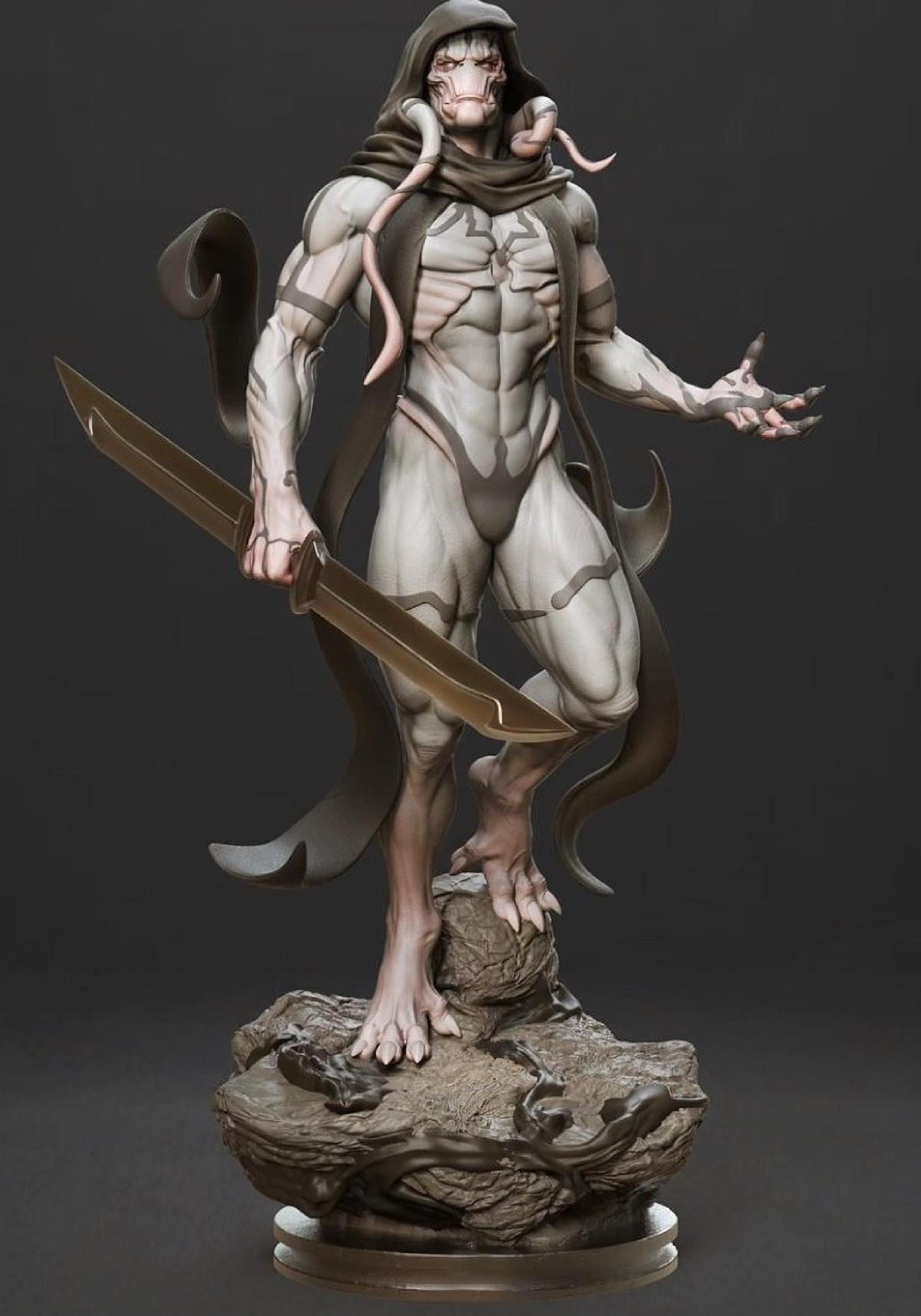Hand-Painted Shadow Butcher Statue – 1/6 Scale Cosmic God