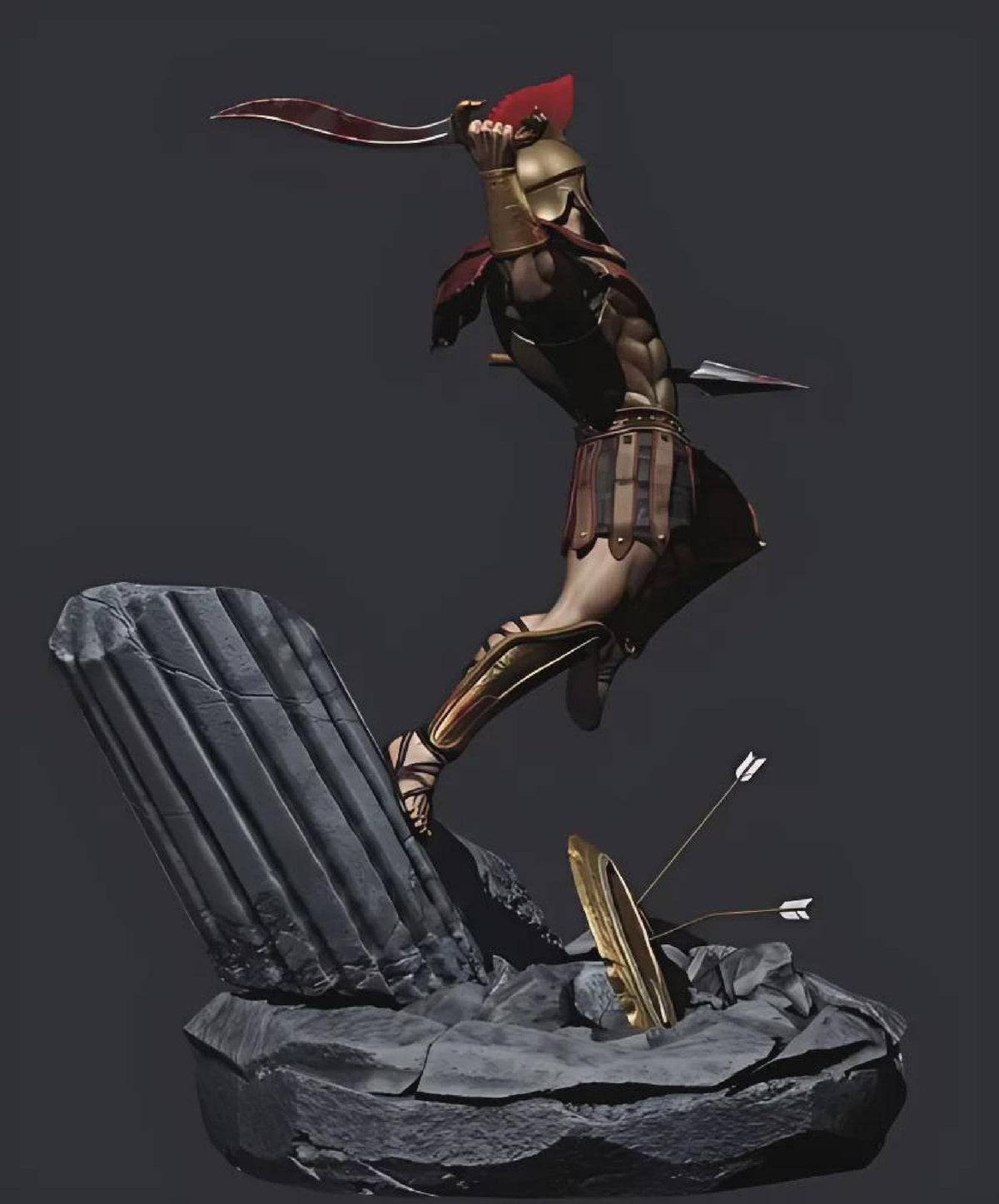 Greek Spartan Fighter 1/6 Scale Figure, Ancient Warrior Myth