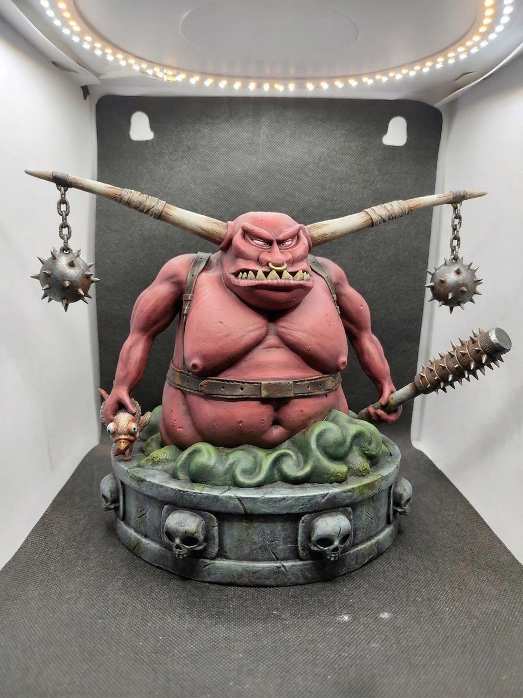 Dungeon Monster Resin Statue, Hand Painted, 1/6 Scale, Vintage Style Demon