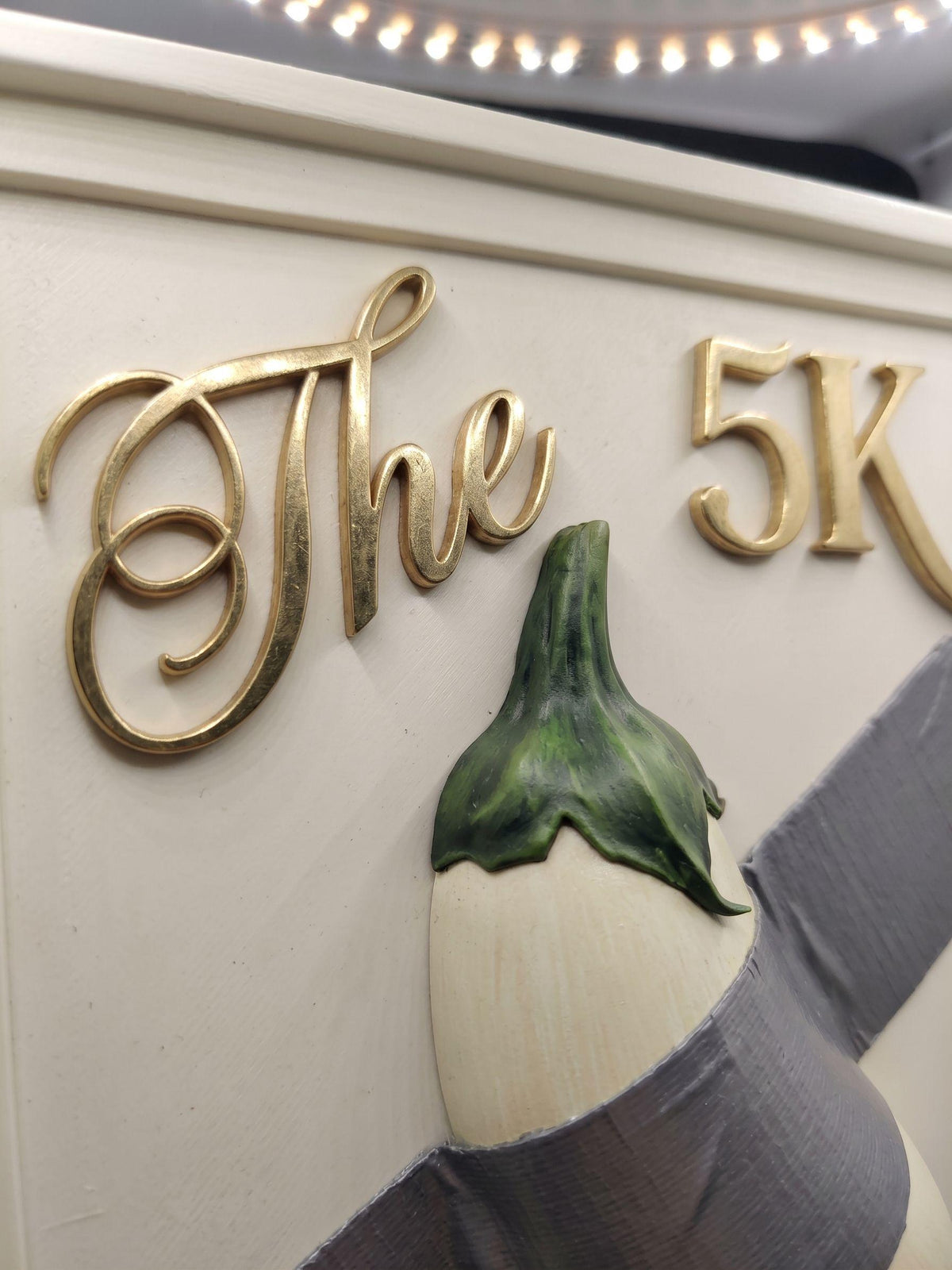 The 5K Eggplant — Original Sculptural Wall Décor, Handcrafted