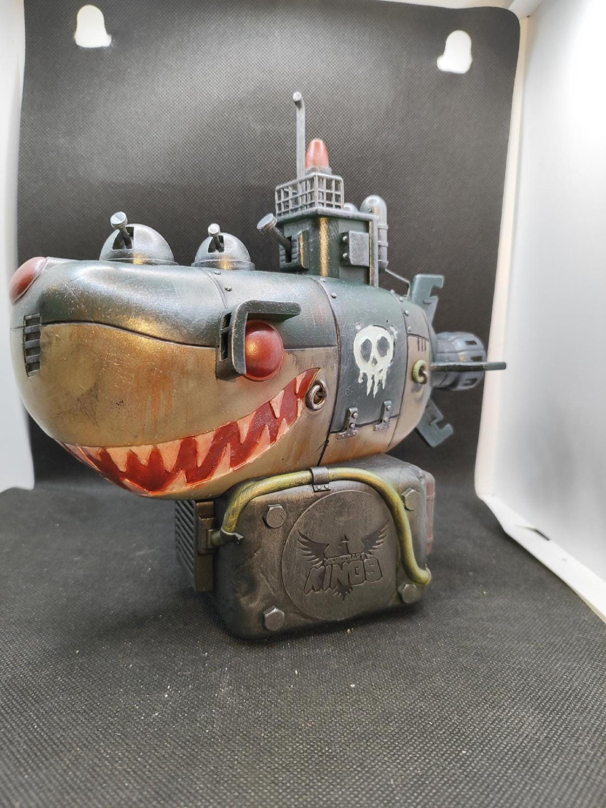 Submarine Shark Resin Diorama, Navy Office Decoration