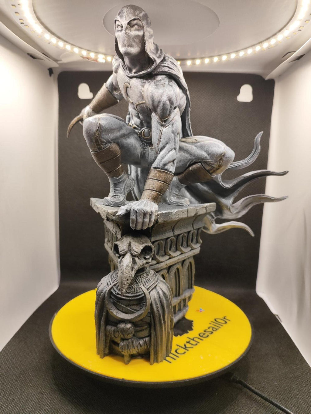 Moon Shade Warrior 1/6 Scale Statue Figure, Custom Action Hero Decor