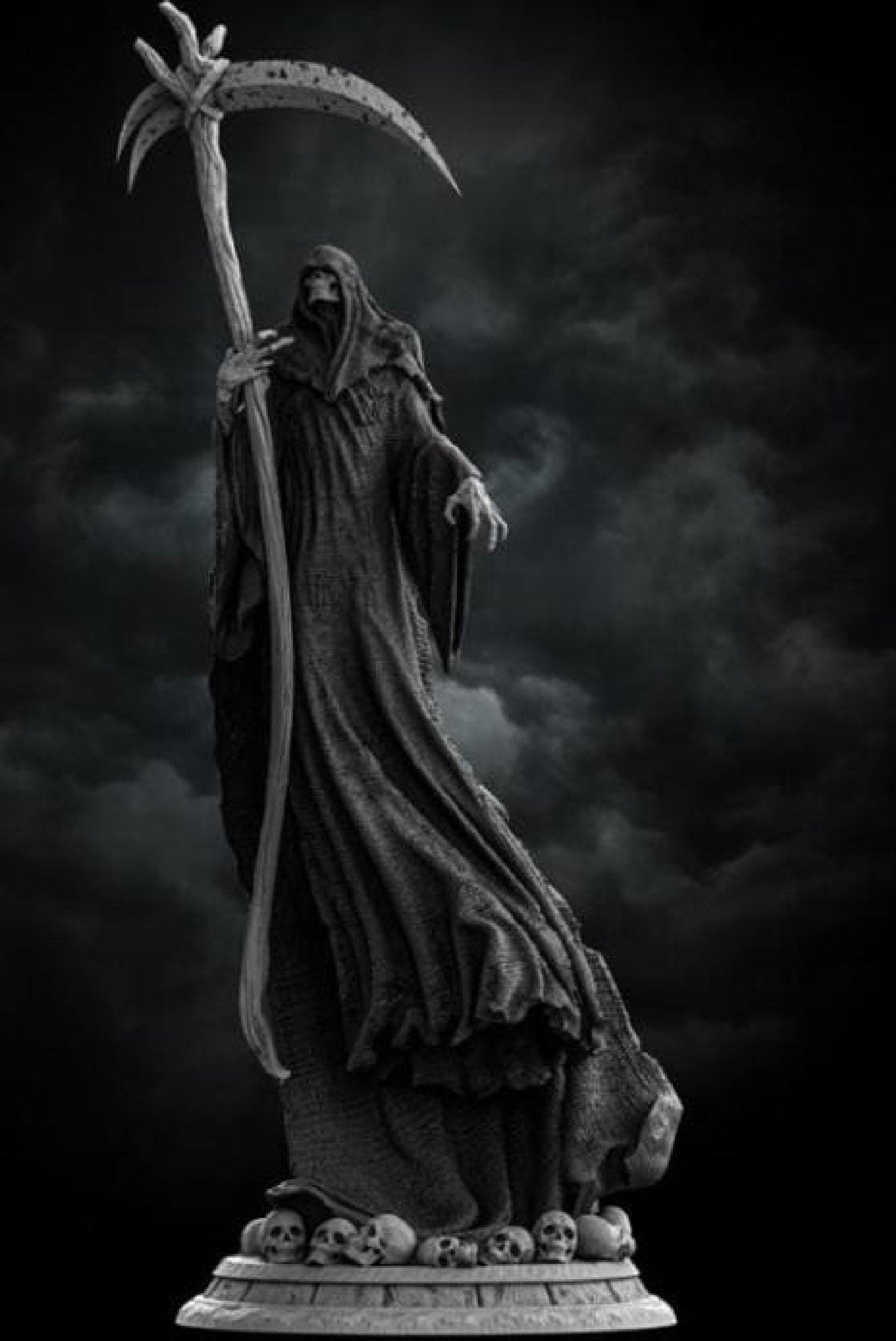 Macabre Gothic Figure, Coal Black 1/6 Scale Dark Fantasy