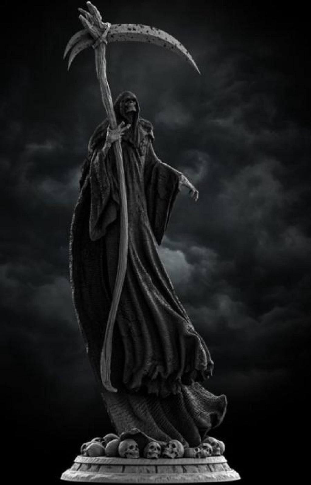 Macabre Gothic Figure, Coal Black 1/6 Scale Dark Fantasy