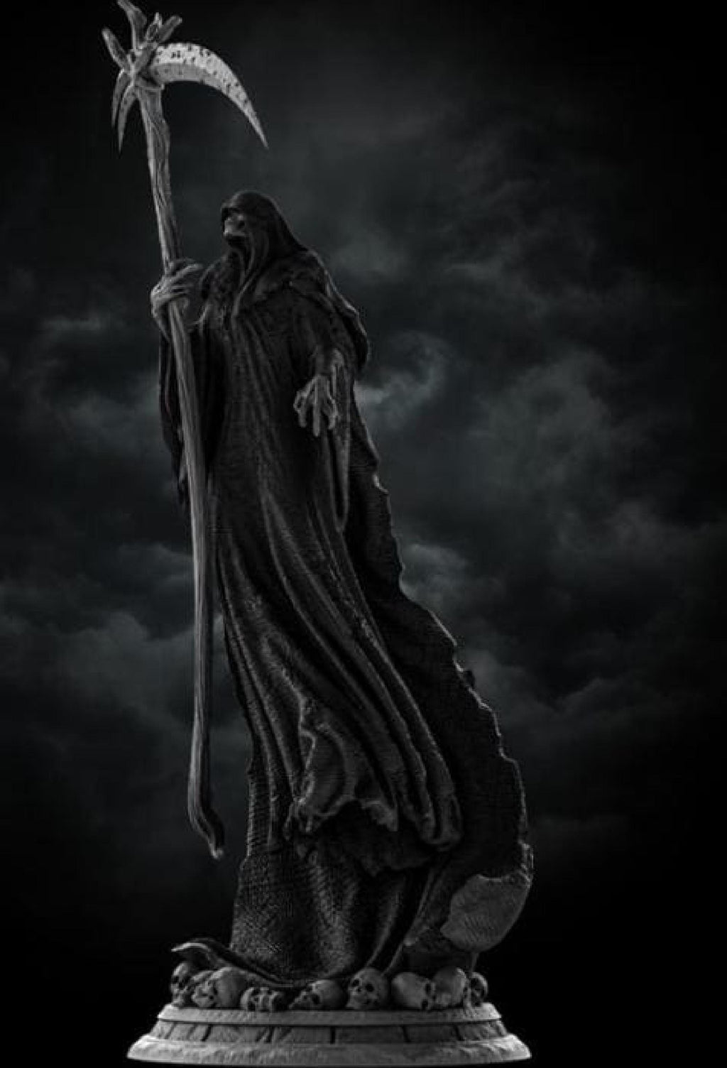 Macabre Gothic Figure, Coal Black 1/6 Scale Dark Fantasy