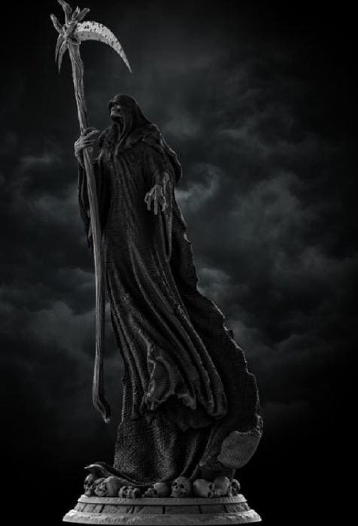Macabre Gothic Figure, Coal Black 1/6 Scale Dark Fantasy