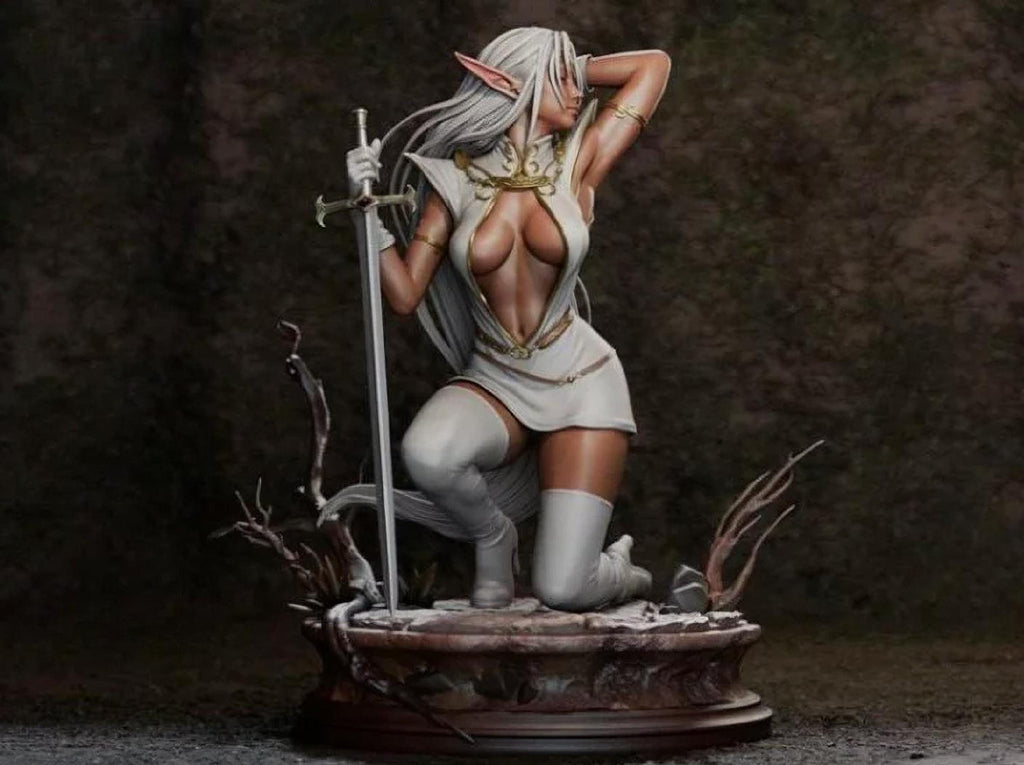 Elyndra – 1/6 Scale Resin Dark Elf Enchantress Figure