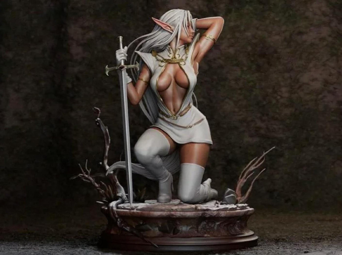 Elyndra – 1/6 Scale Resin Dark Elf Enchantress Figure