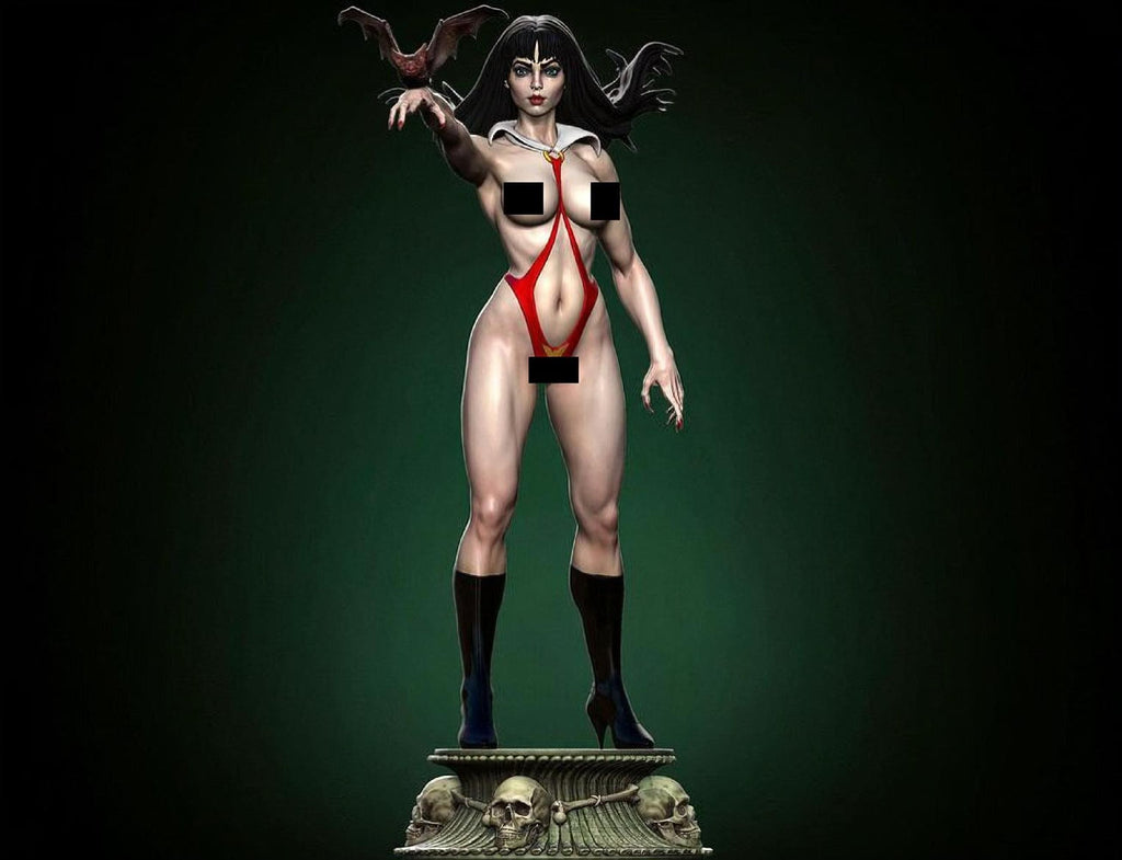 Vampire Queen Velora Bloodveil 1/6 Resin Statue, Hand-Painted