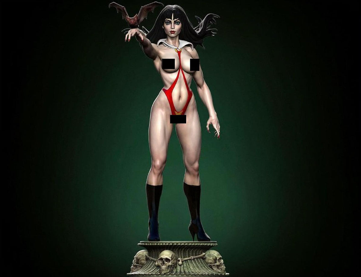 Vampire Queen Velora Bloodveil 1/6 Resin Statue, Hand-Painted