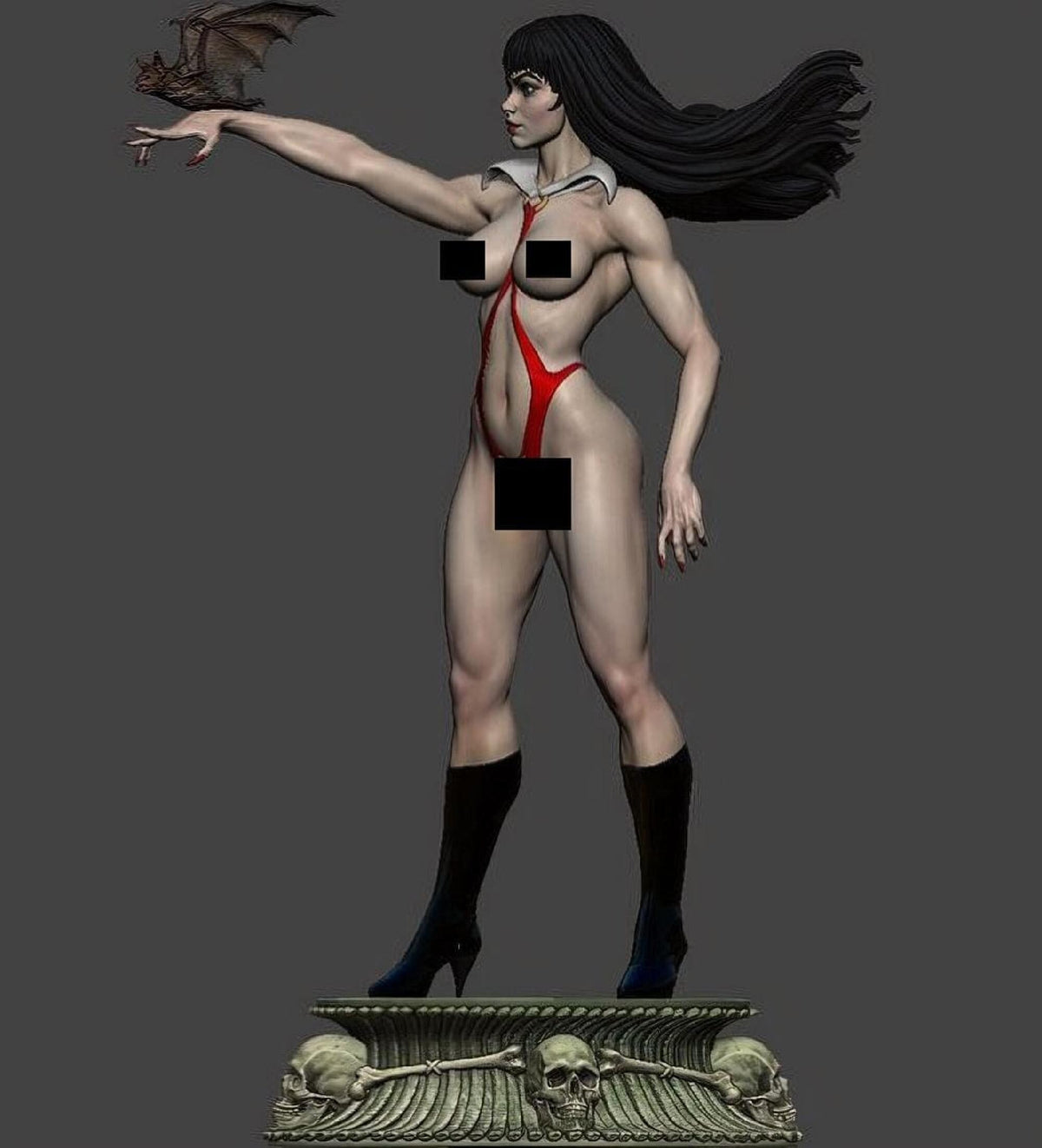Vampire Queen Velora Bloodveil 1/6 Resin Statue, Hand-Painted
