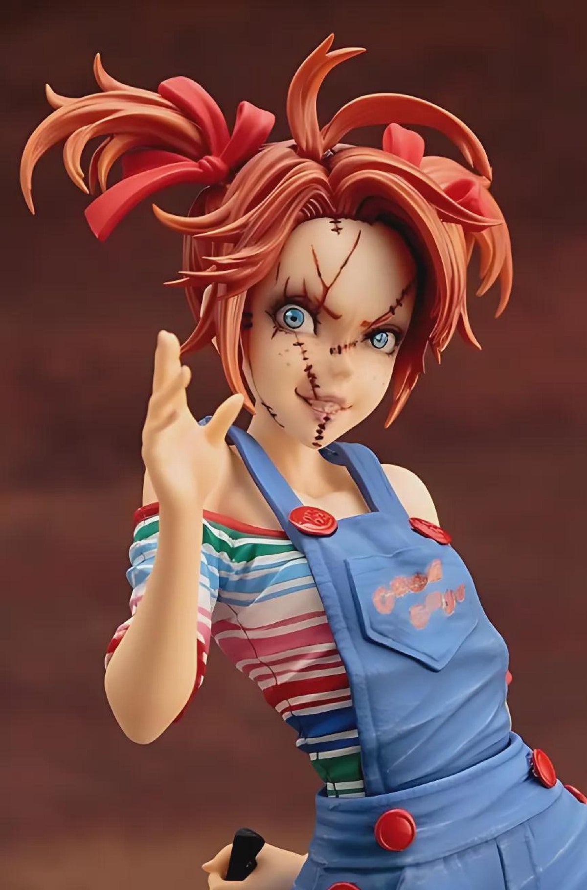 Redheaded Killer Doll 28cm Statue - Hand Painted 1/6 Scale