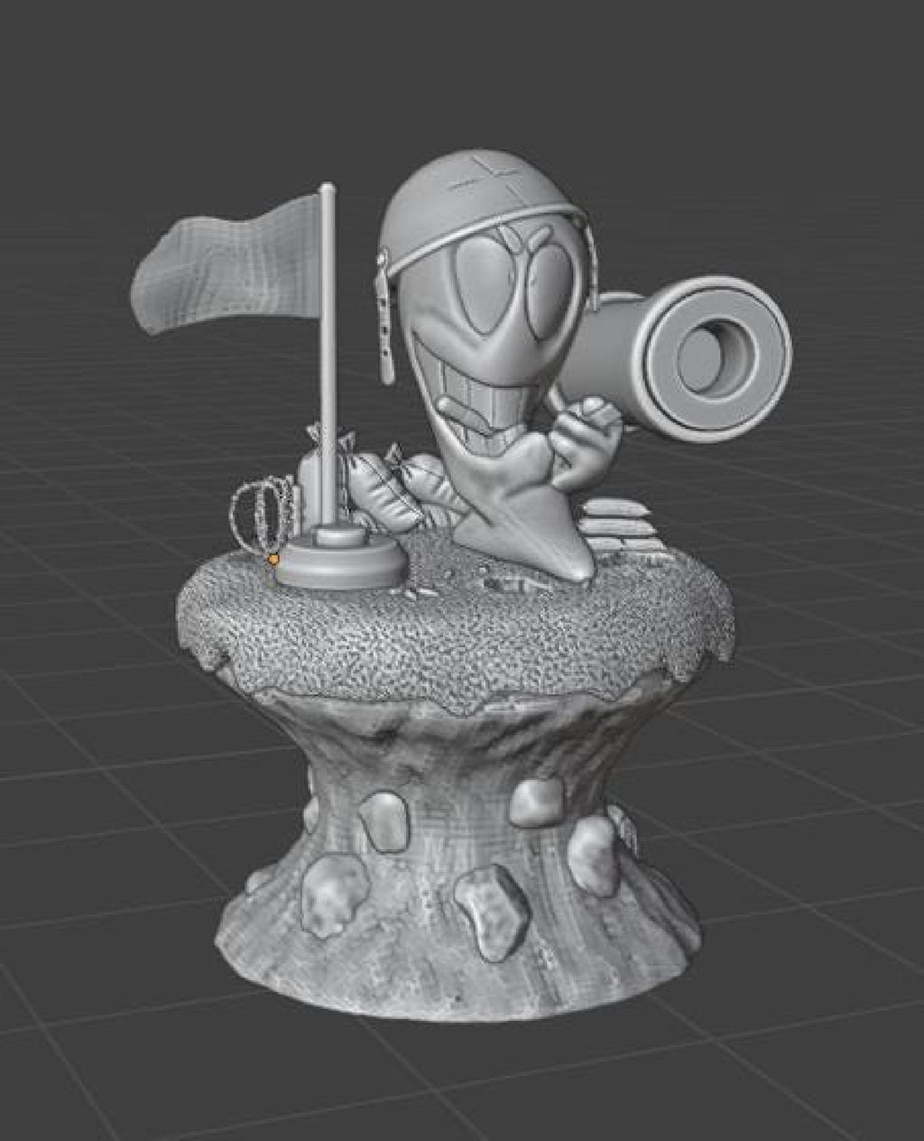 Custom 3D Character Sculpt Commission, D&D Mini, OC Figure