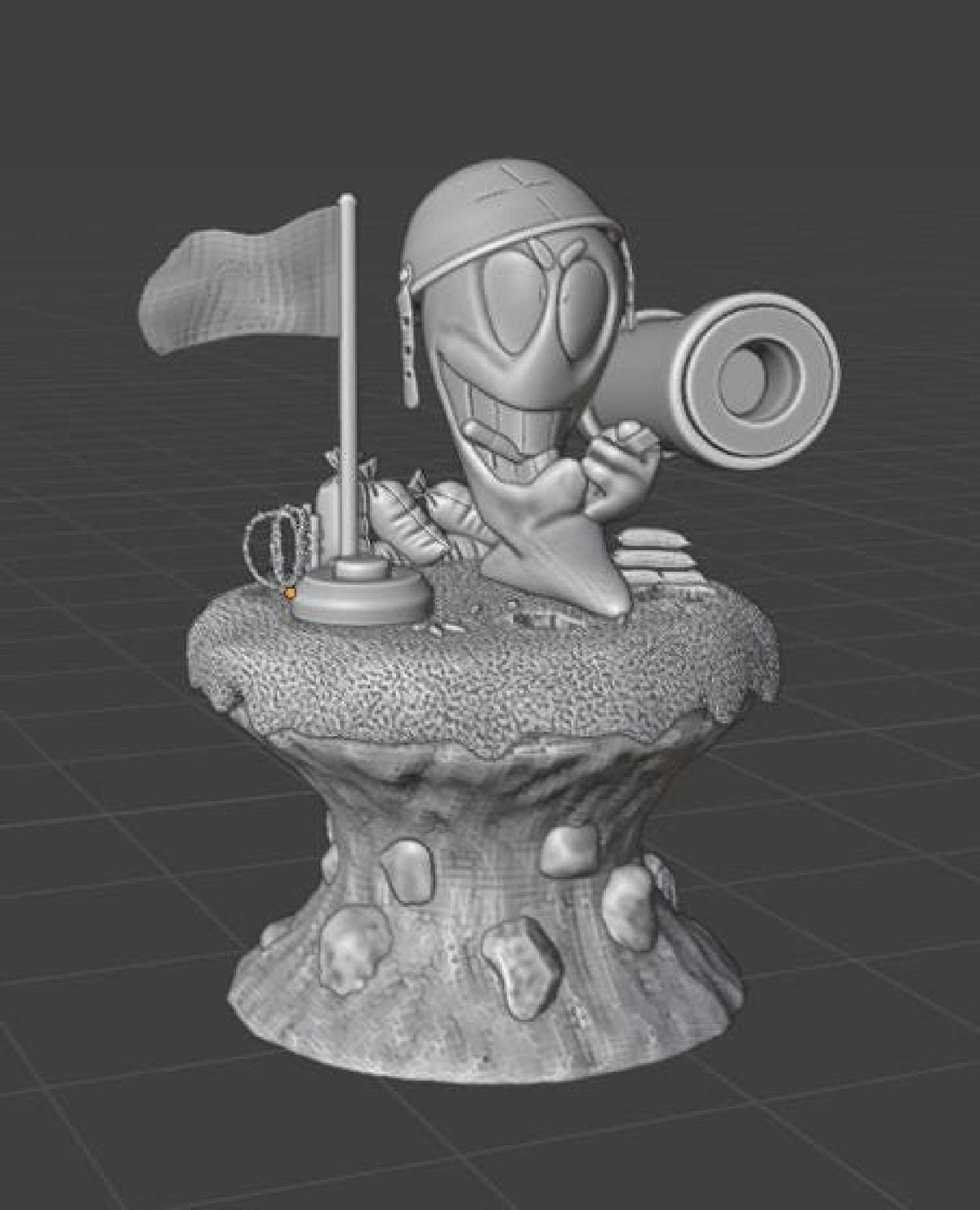 Custom 3D Character Sculpt Commission, D&D Mini, OC Figure