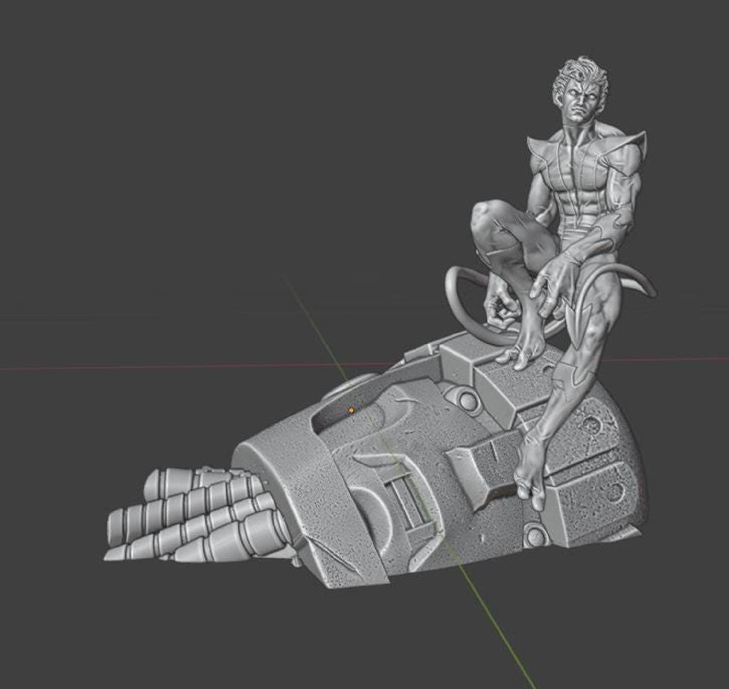Custom 3D Character Sculpt Commission, D&D Mini, OC Figure