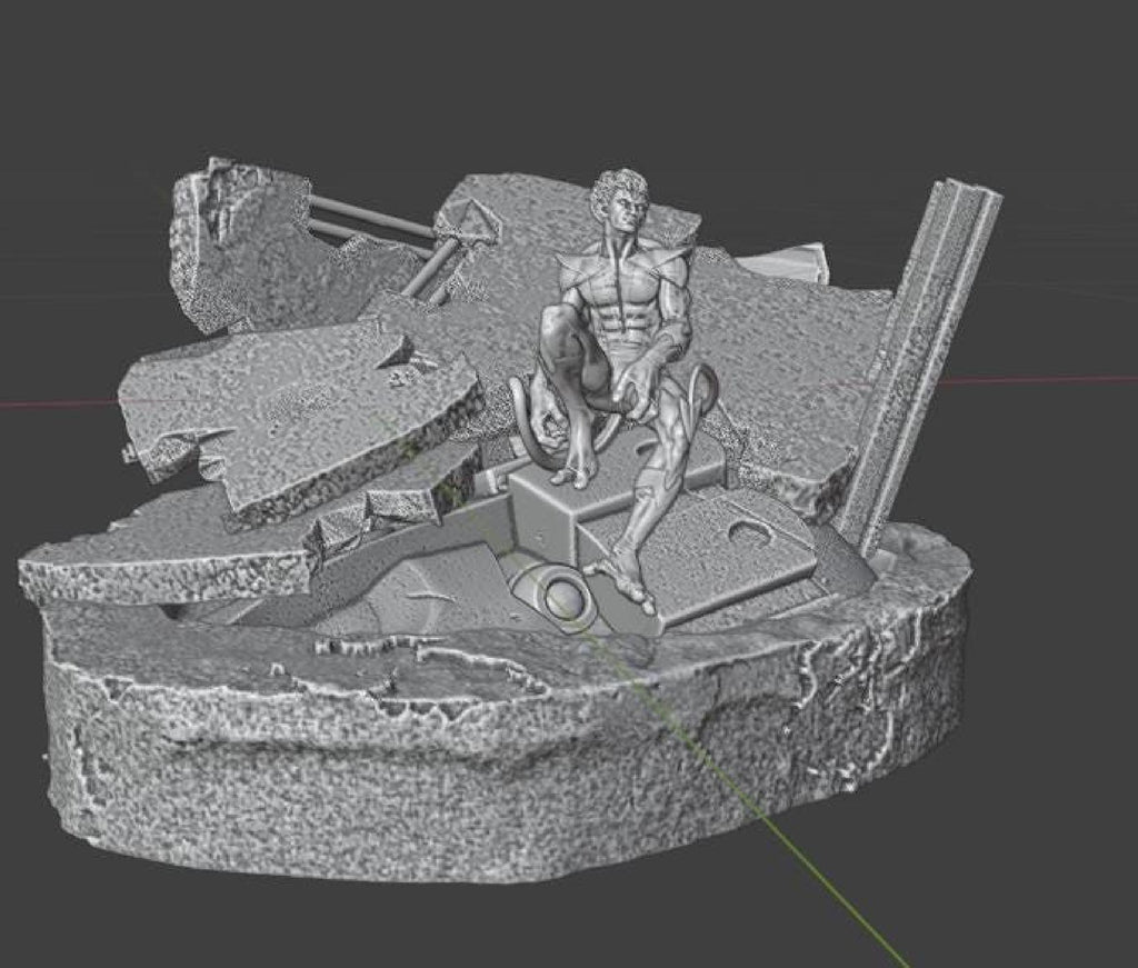 Custom 3D Character Sculpt Commission, D&D Mini, OC Figure