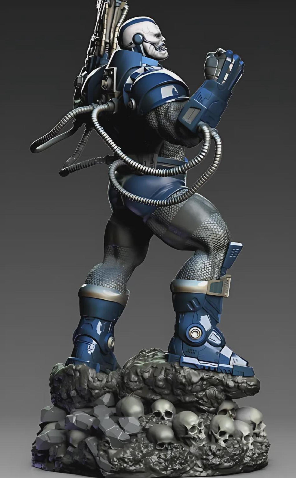 Ancient Armored Warlord 28cm Statue | Hand Painted 1/6 Scale