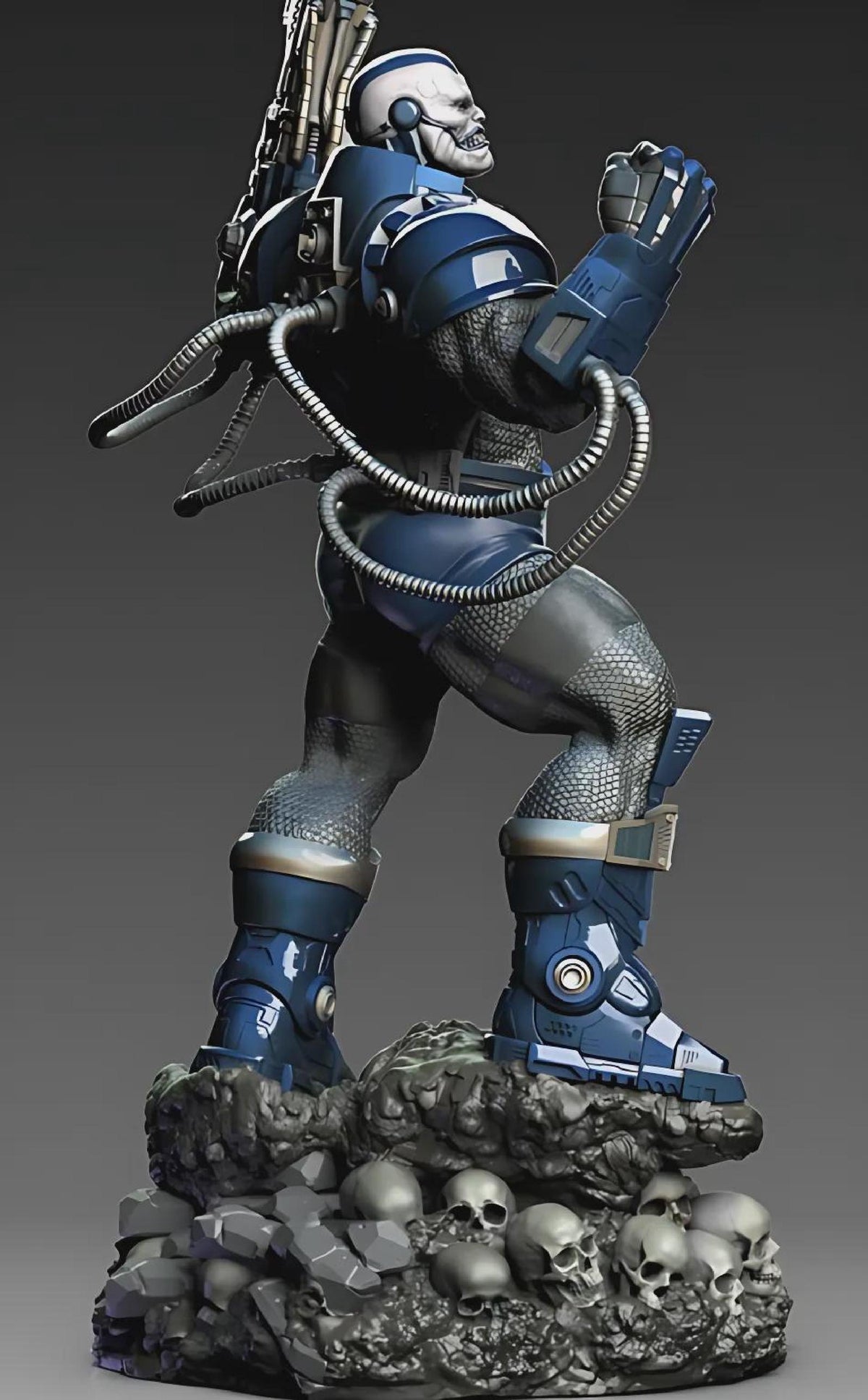 Ancient Armored Warlord 28cm Statue | Hand Painted 1/6 Scale