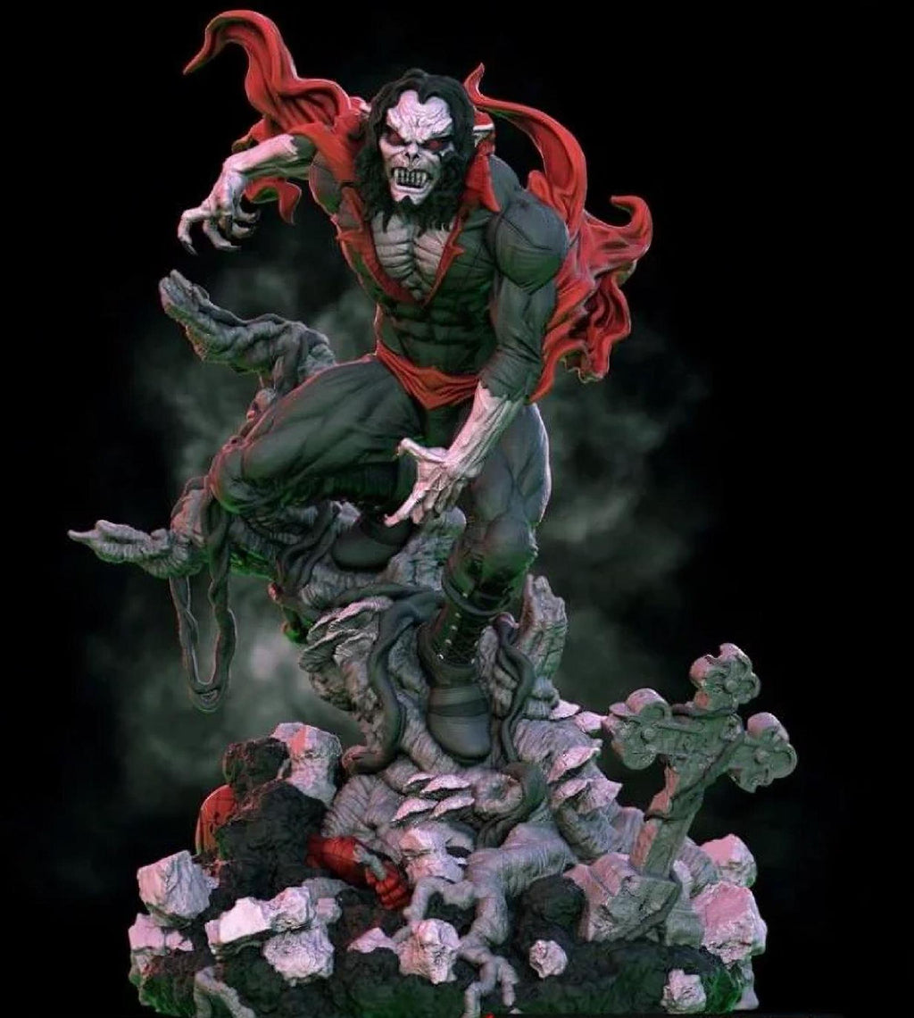 Living Vampire Statue | 1/6 Scale Hand-Painted Cursed Scientist Figure
