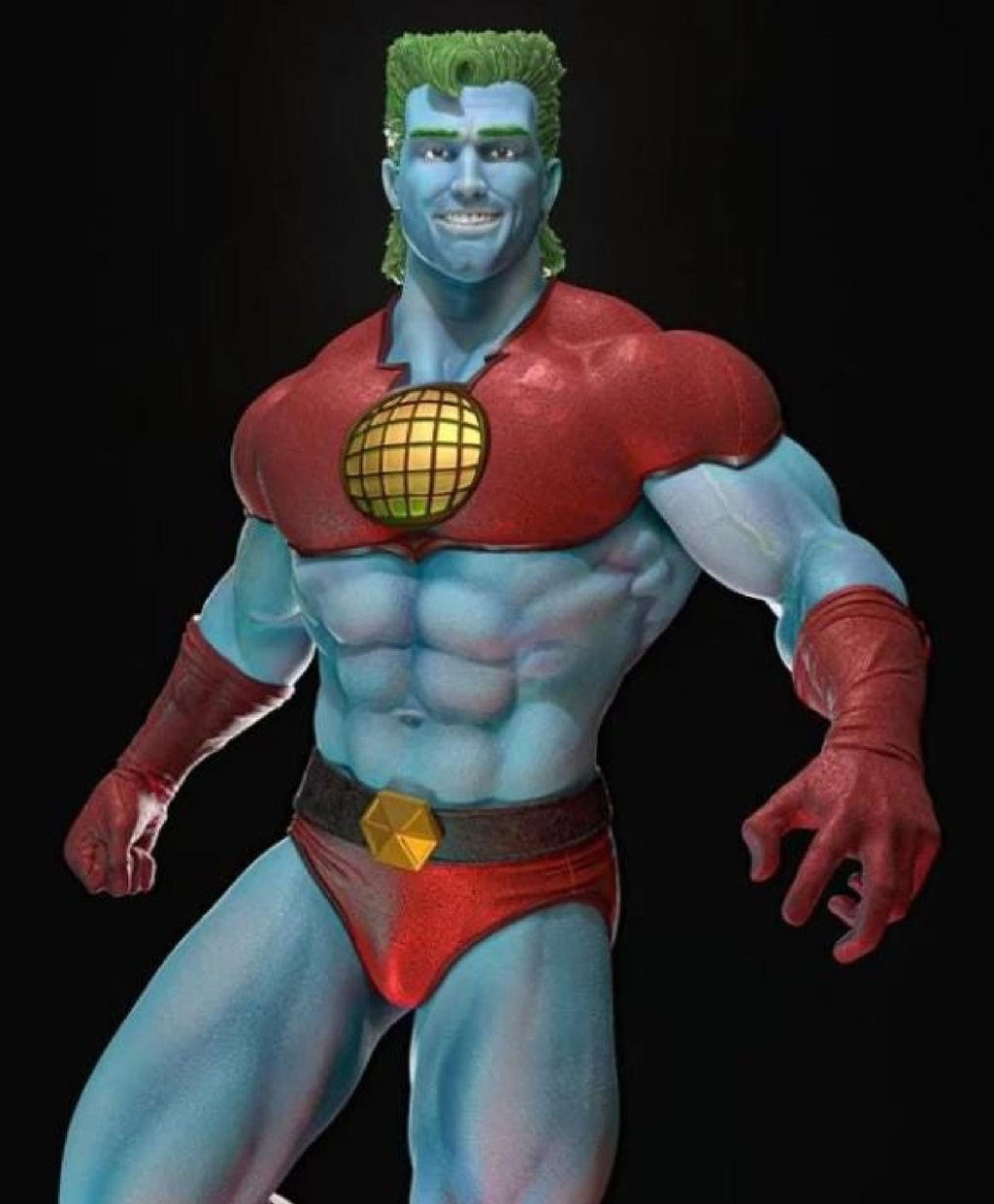 Gaia Sentinel Action Figure: Hand-Painted Resin, Eco-Warrior Statue