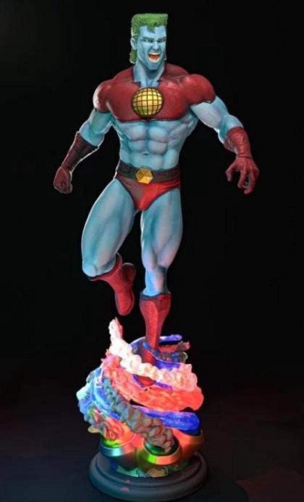 Gaia Sentinel Action Figure: Hand-Painted Resin, Eco-Warrior Statue