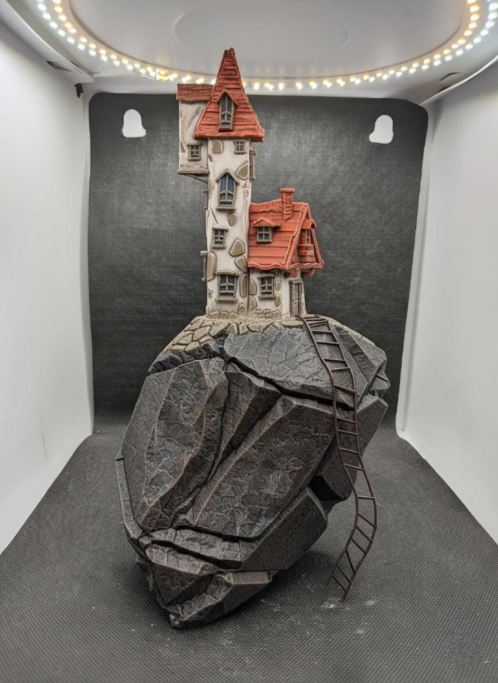 The Hermit's Peak: Floating House Wall Decor