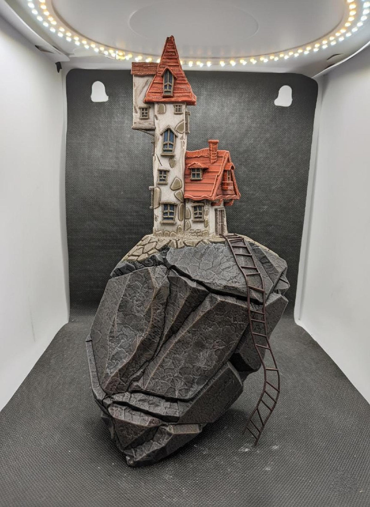 The Hermit's Peak: Floating House Wall Decor