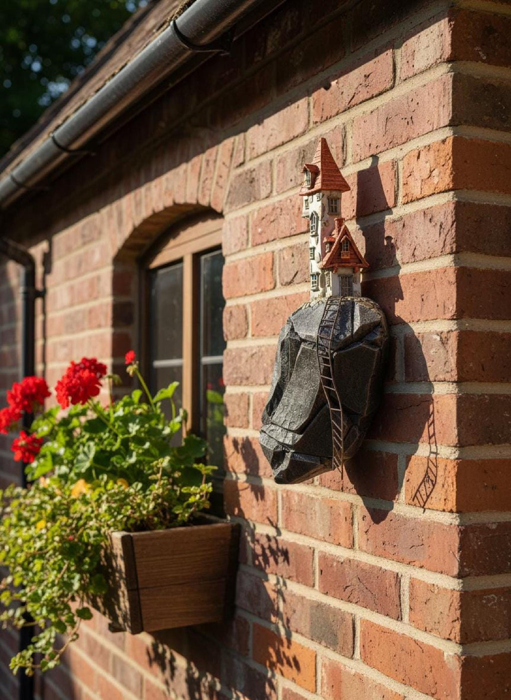The Hermit's Peak: Floating House Wall Decor