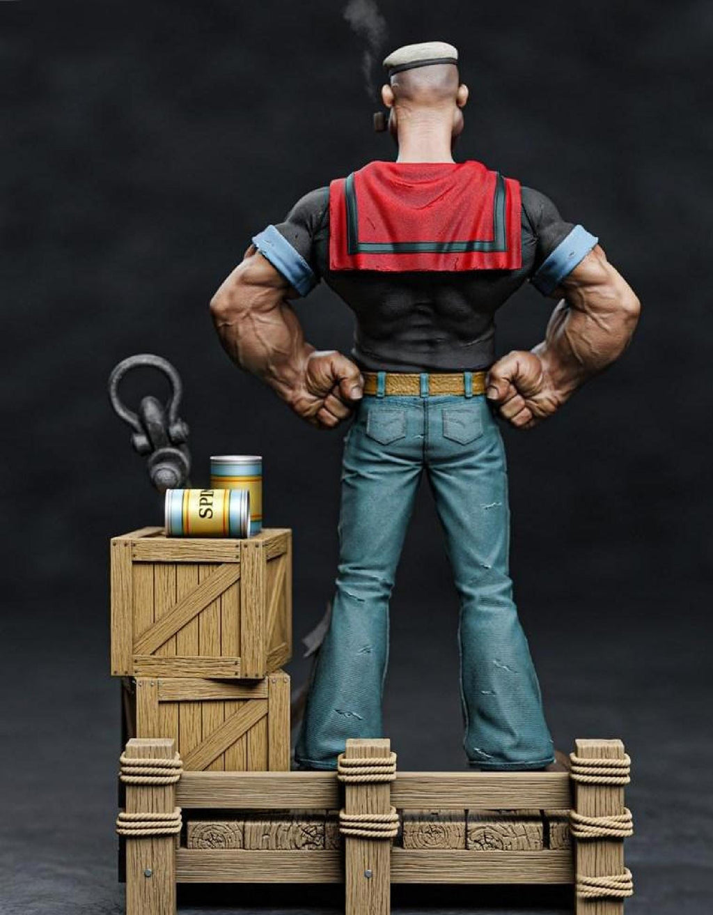 Sea Man SpinachLover 1/6 Scale Nautical Sailor Figurine