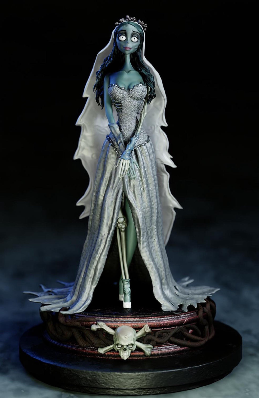 Undead Bride Evelyn Nocturne 1/6 Resin Figure, Gothic Horror