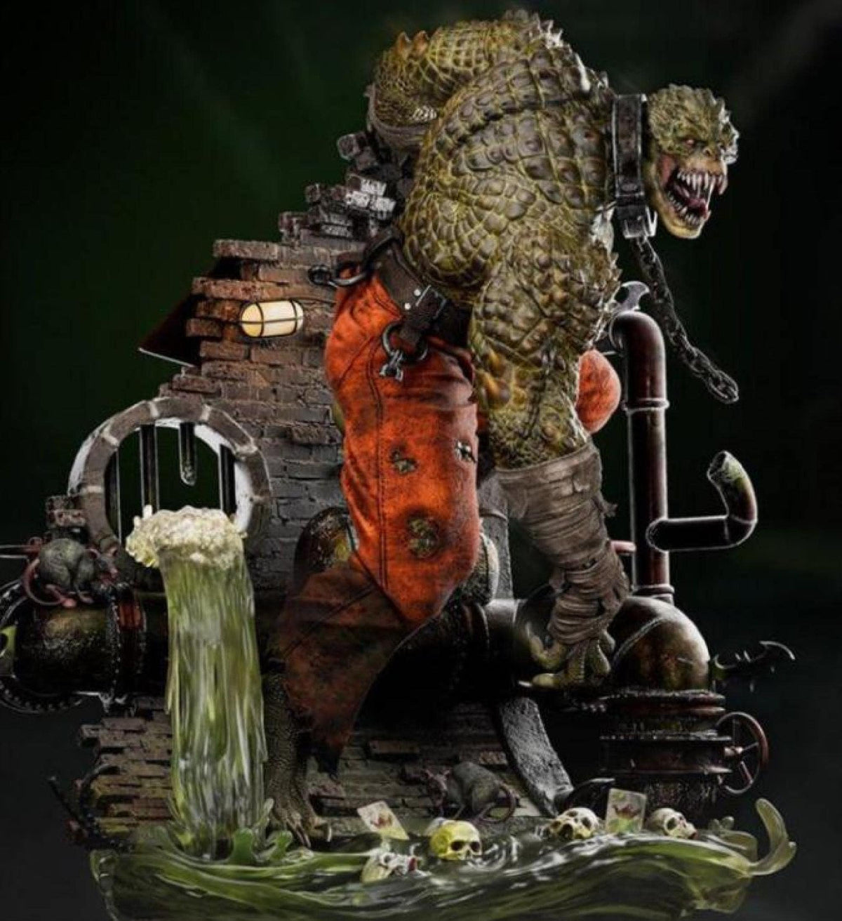 Reptilian Enforcer – 25cm Custom Action Figure