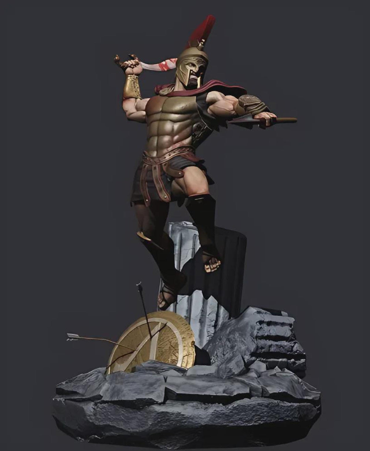 Greek Spartan Fighter 1/6 Scale Figure, Ancient Warrior Myth
