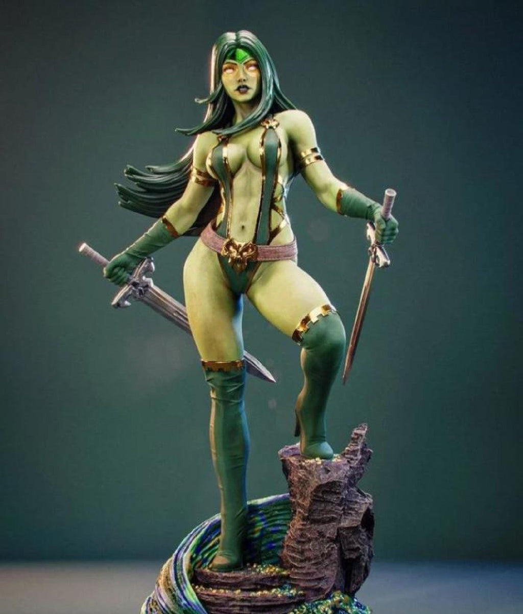 Galaxy Warrior - Emerald Assassin 30cm Resin Figure